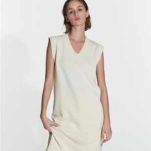ZARA NWT KNIT MIDI DRESS M